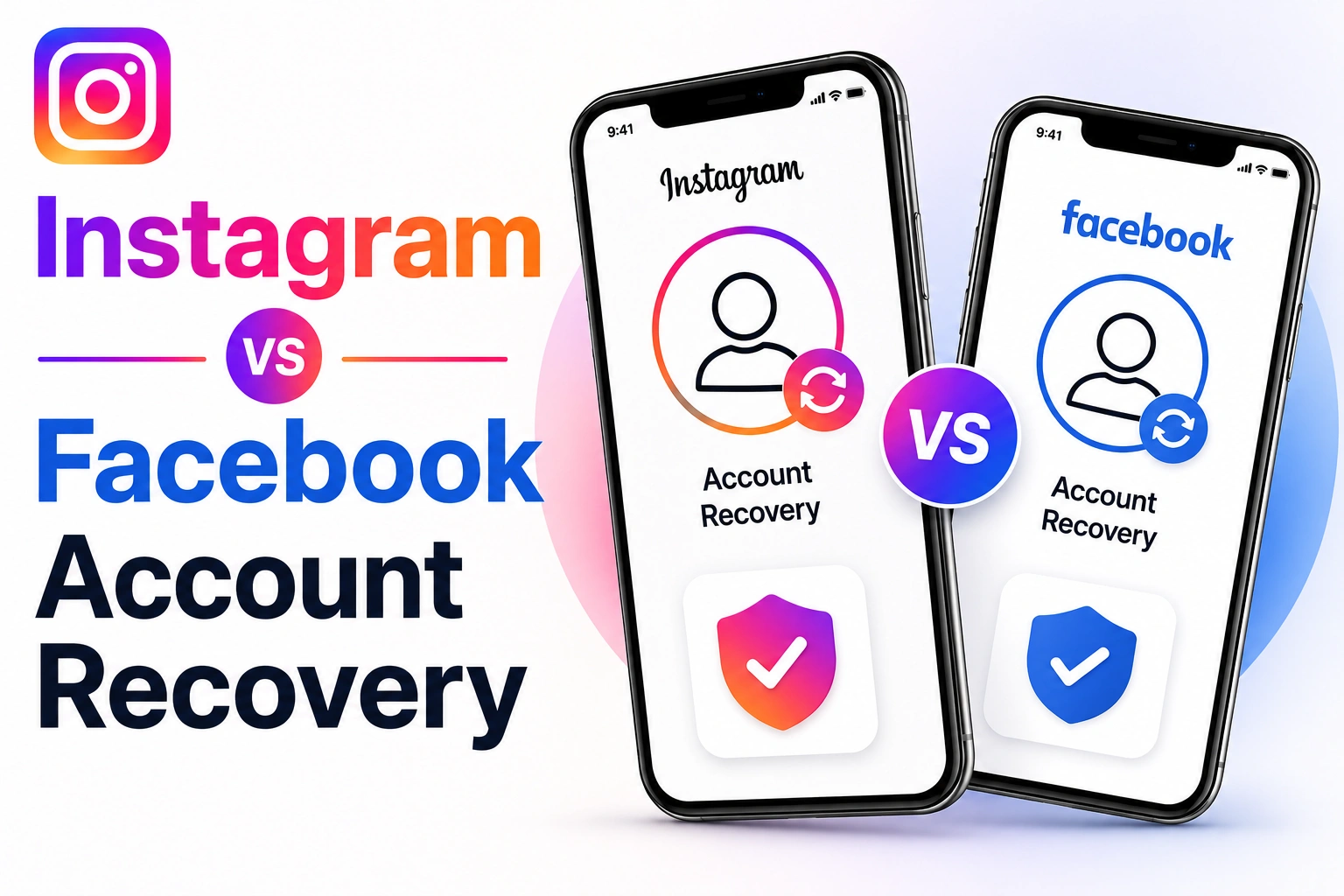 Instagram vs Facebook Account Recovery